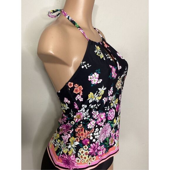 New. Kenneth Cole floral tankini. Small. Retails $84 - Picture 3 of 9